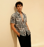 Pure Lenin printed half sleeves shirt - Image 5