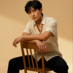 Cotton Jacquard Self Embroidery Half Sleeve Shirt